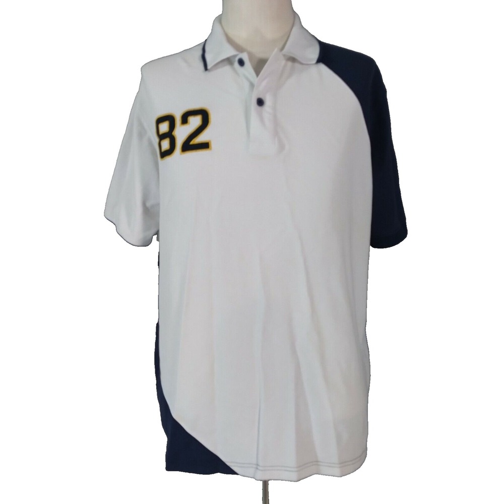 Tottenham Hotspur Polo Shirt Men 2XL White Tottenham Hotspur Soccer 82 Pique